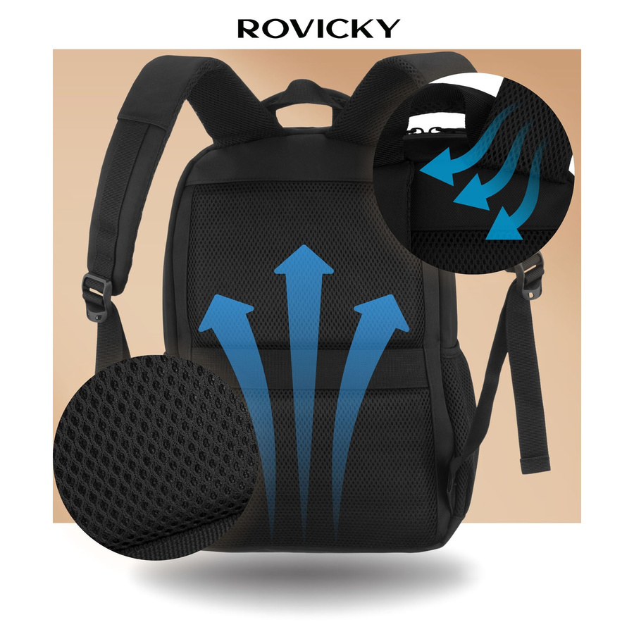 ROVICKY Velký polyesterový cestovní batoh (obrázek 4)