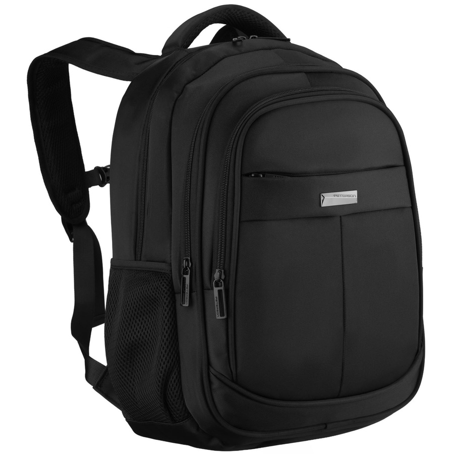 Peterson Městský, prostorný batoh z polyesteru s místem pro notebook