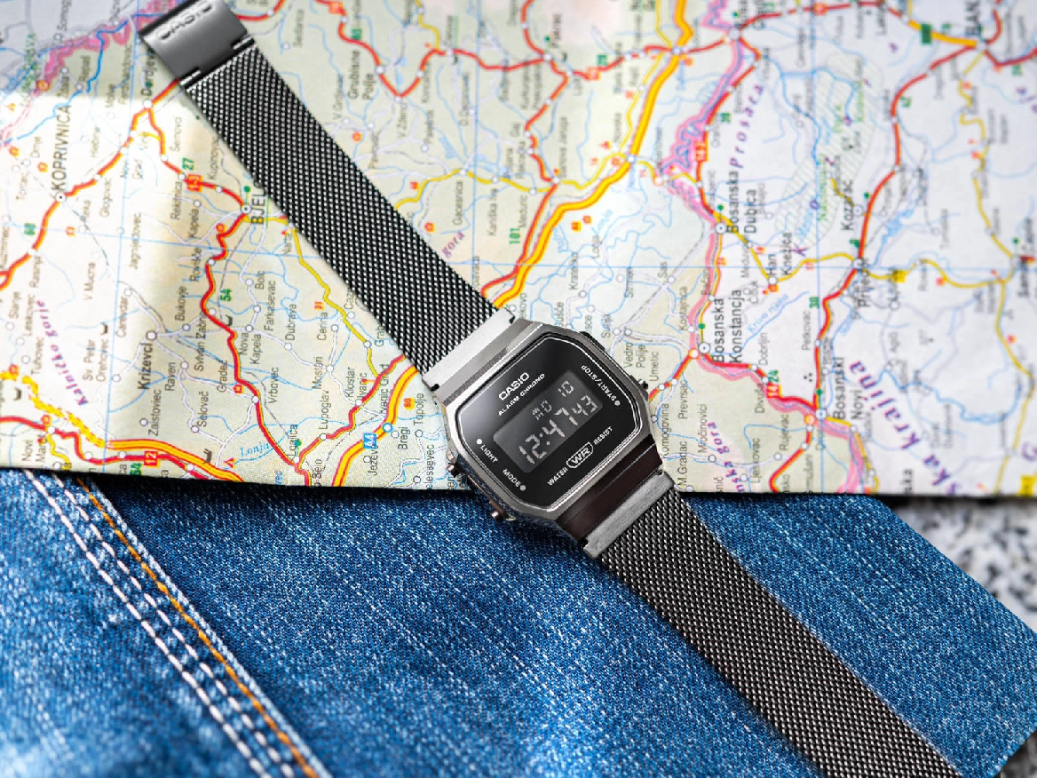 Pánské hodinky Casio A168WEMB-1BDF + BOX (obrázek 8)