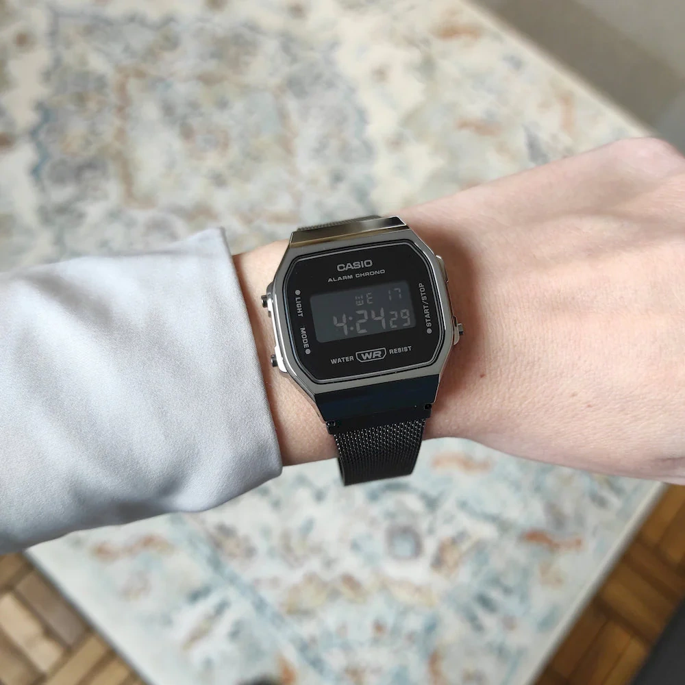 Pánské hodinky Casio A168WEMB-1BDF + BOX (obrázek 9)