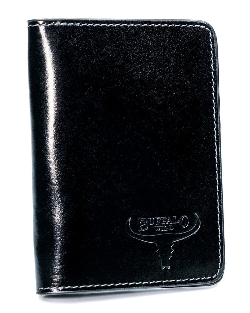 Elegantní kožené pouzdro na dokumenty Buffalo Wild® Barva: Černá