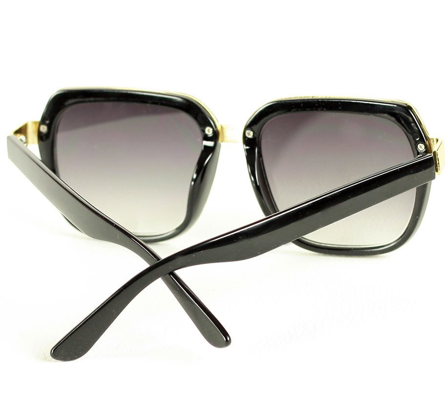LOOKS STYLE EYEWAER Moderní sluneční brýle MAZZINI GLAMOUR Barva: Černá