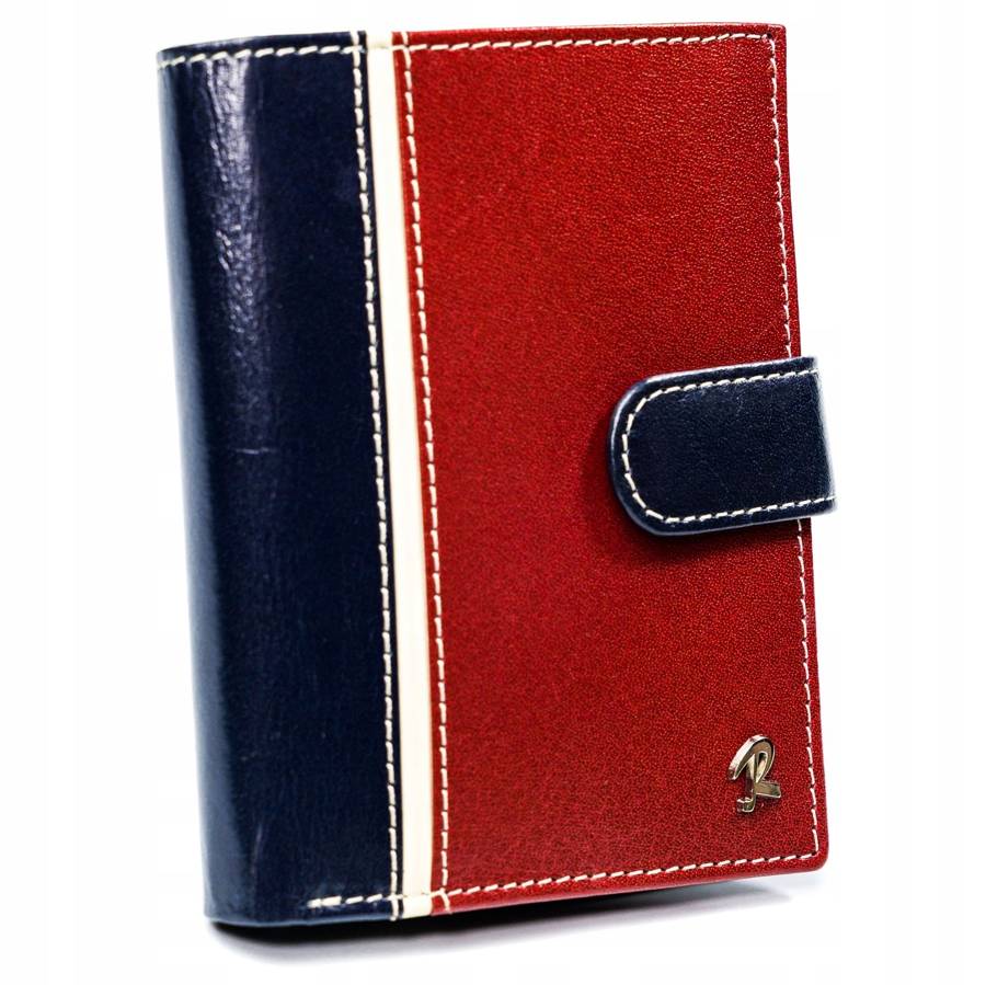 Levně ROVICKY Pánská barevná svislá peněženka Barva: Modrá - červená