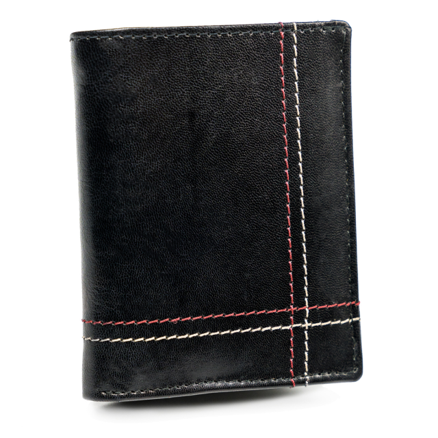 Levně ALWAYS WILD Malá peněženka pro muže z přírodní kůže Hlavní barva \ RFID ochrana: černá \ ne
