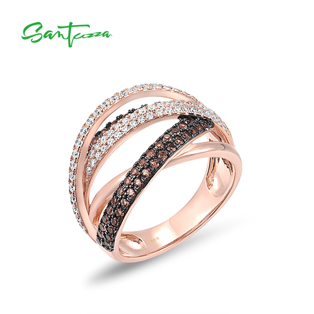Levně Masivní pozlacený prsten ze stříbra zdobený zirkony FanTurra Velikost prstenu: 9 (59,6 mm)