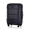 Kvalitní cestovní kufry ABS STL946 - ČERNÝ M
