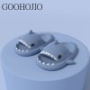 Unisex gumové pantofle žralok se zuby