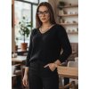 Dámský krátký svetr WELLMA   MY1769 (Velikost ONE SIZE, Barva Černá)