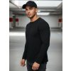 Pánské tričko s dlouhým rukávem   LX0559 (Velikost L/100, Barva Černá)