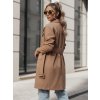 Dámský kabát VERMONT camelový NY0580 (Velikost S, Barva Světle hnědá)