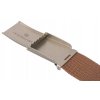 Pohodlné popruhy s kovovou přezkou (Velikost 105, Barva Hnědá)