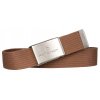 Pohodlné popruhy s kovovou přezkou (Velikost 105, Barva Hnědá)