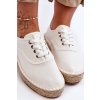 Šněrovací Espadryly Big Star LL274833 (Velikost 36, Barva Bílá)