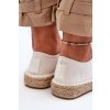 Šněrovací Espadryly Big Star LL274833 (Velikost 36, Barva Bílá)