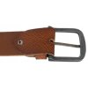 Pánský kožený pásek s klasickou sponou (Velikost 100)