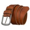 Pánský kožený pásek s klasickou sponou (Velikost 100)
