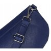 Dámská kožená ledvinka  s odnímatelným popruhem (Barva námořnictvo)