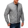 Pánská přechodná bunda - ESPIR (Velikost M, Barva Šedá)
