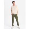 Men's JOGGERY pants with cargo pockets -  V1 P886 (Velikost S, Barva Olivová)