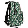 Dámský značkový městský batoh (Hlavní barva \ vzor zelená || vícebarevný \ rostlina)