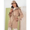 Dámská bunda parka MOZA   TY4283 (Velikost S, Barva Béžová)
