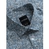 Pánské tričko SLIM FIT s potiskem malých listů - V1 OM-SHPS-0163 (Velikost S, Barva Světle modrá)