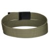 Pánský popruhový pásek s černou sponou (Velikost 105, Barva Khaki)