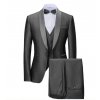 Pánský luxusní třídílný oblek pro slavnostní příležitosti - XL