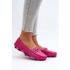 Semišové pohodlné mokasíny  Giovana (Velikost 37, Barva Růžová)