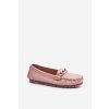Semišové pohodlné mokasíny  Giovana (Velikost 37, Barva Růžová)