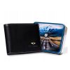 Pánská peněženka z pravé kůže s RFID systémem (Barva Černá)
