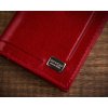 Kožené pouzdro na karty a doklady (Barva Červená)