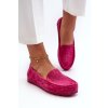 Dámské semišové mokasíny Fuksja S.Barski LR755 (Velikost 38, Barva Růžová)