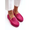 Dámské semišové mokasíny Fuksja S.Barski LR755 (Velikost 38, Barva Růžová)