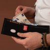 Kožená, střední pánská peněženka s RFID systémem