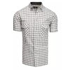 Pánská kostkovaná košile s krátkým rukávem KX0948 - M