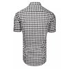 Pánská kostkovaná košile s krátkým rukávem KX0948 - M