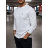 Pánské tričko s dlouhým rukávem   LX0564 (Velikost 2XL, Barva Bílá)