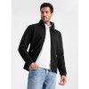 Pánská bunda s vysokým límcem a fleecovým vnitřkem - V1 - ESPIR (Velikost S, Barva Černá)