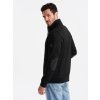 Pánská bunda s vysokým límcem a fleecovým vnitřkem - V1 - ESPIR (Velikost S, Barva Černá)