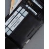 Prostorná, kožená pánská peněženka s RFID systémem (Zapínání západka)