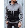 Pánská mikina s kapucí  BX5798 (Velikost 2XL, Barva Tmavě šedá)
