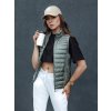Dámská vesta STYLISHZ  TY4439 (Velikost S, Barva Světle hnědá)