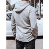 Pánská mikina s kapucí   BX5814 (Velikost XL, Barva Světle šedá)