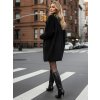 Dámský kabát alpaka RITA II  NY0669 (Velikost ONE SIZE, Barva Černá)