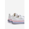 Dětské Tenisky Na Suchý Zip Big Star OO374010 (Velikost 34, Barva Bílá)