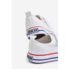 Dětské Tenisky Na Suchý Zip Big Star OO374010 (Velikost 34, Barva Bílá)