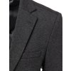 Pánské jednořadé sako  MX0624 (Velikost S/50, Barva Tmavě šedá)