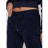 Dámské kalhoty oversize VELVITO manšestr  UY2286 (Velikost ONE SIZE, Barva Bordová)