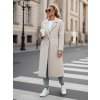 Dámský kabát oversize MANTOVA dlouhý  NY0738 (Velikost ONE SIZE, Barva Béžová)